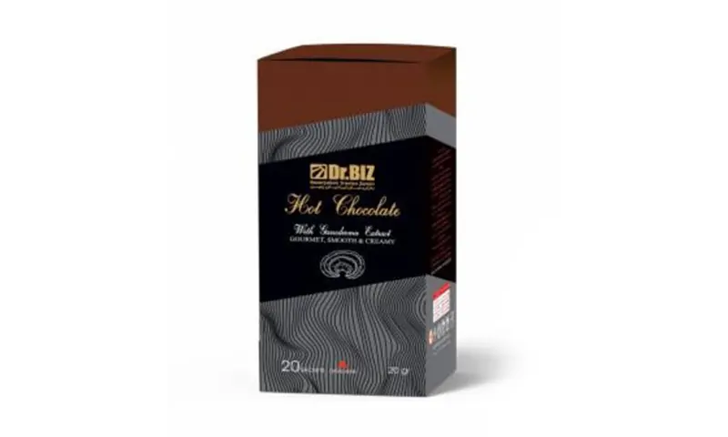 هات چاکلت با قارچ گانودرما دکتر بیز