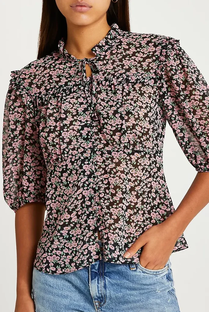 40 مدل شومیز گلدار شیک و خاص