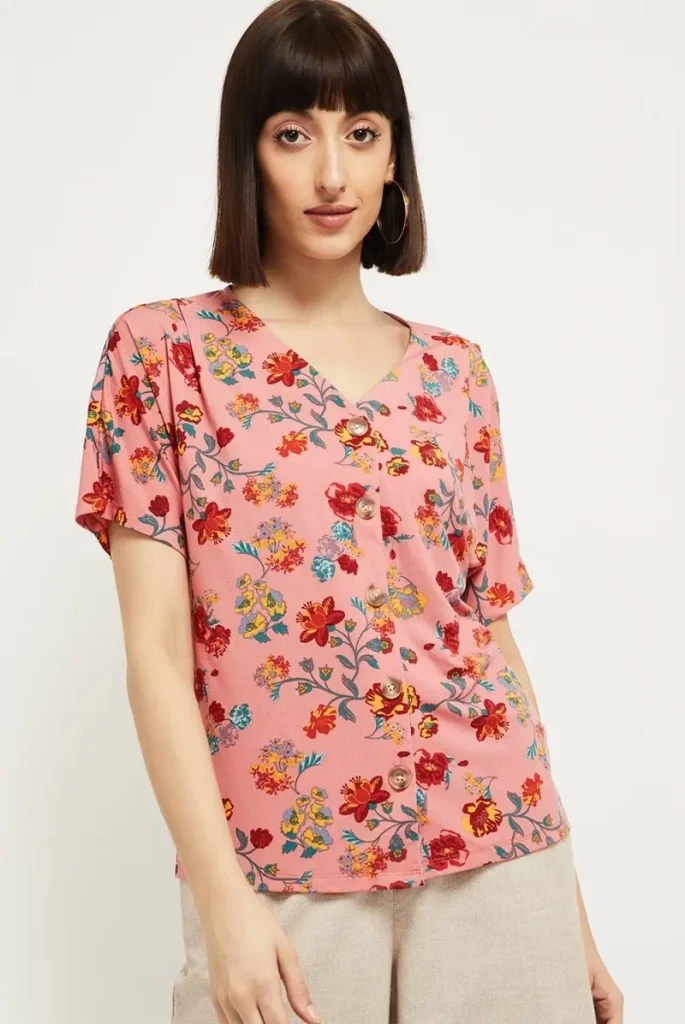 40 مدل شومیز گلدار شیک و خاص