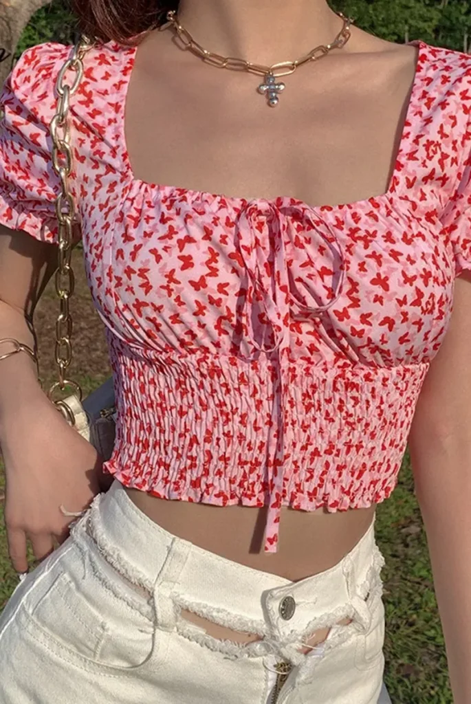 40 مدل شومیز گلدار شیک و خاص