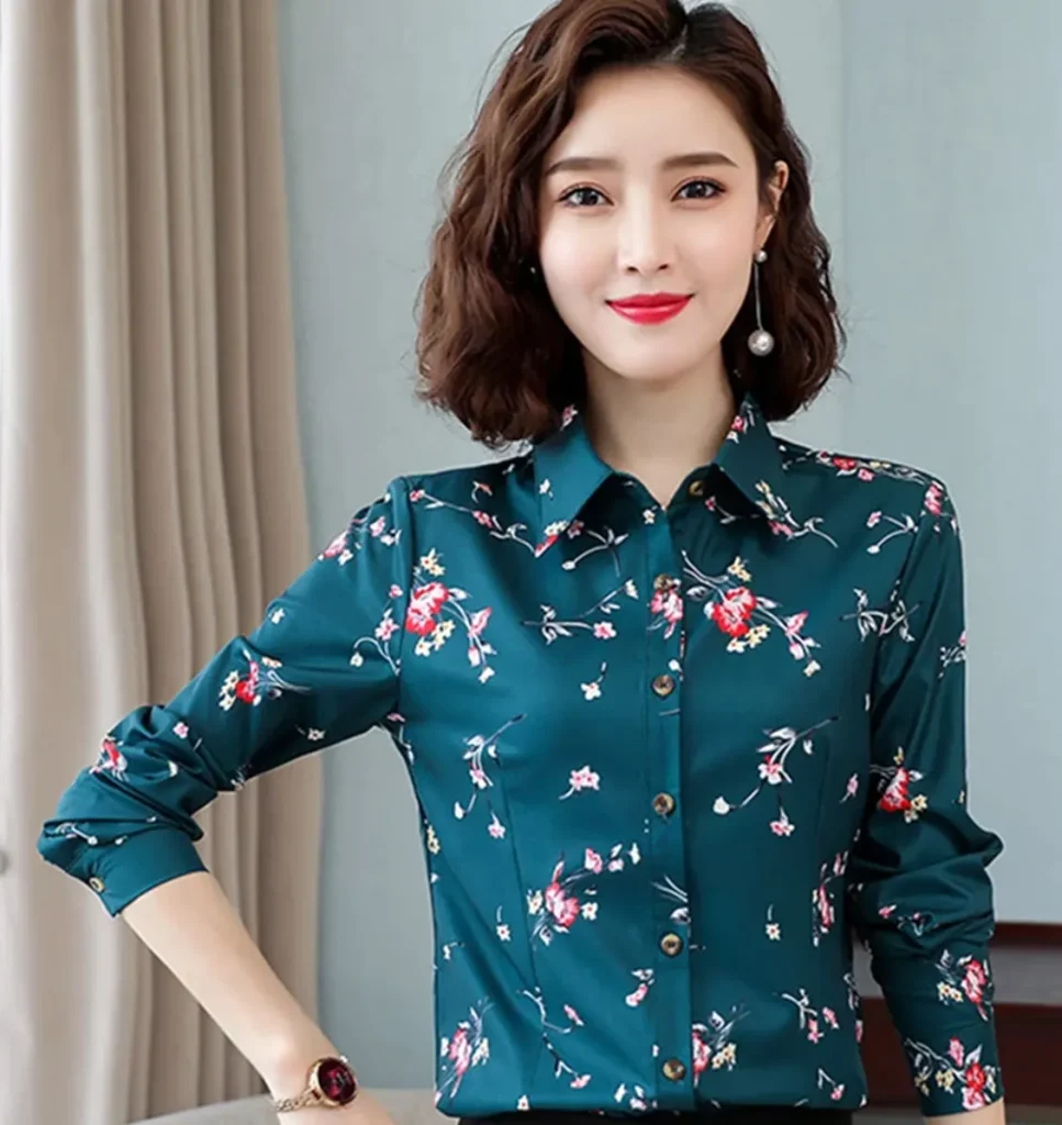 40 مدل شومیز گلدار شیک و خاص