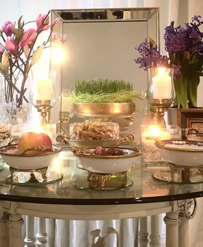 عکس خفن 98 عکس عید نوروز سفره هفت سین