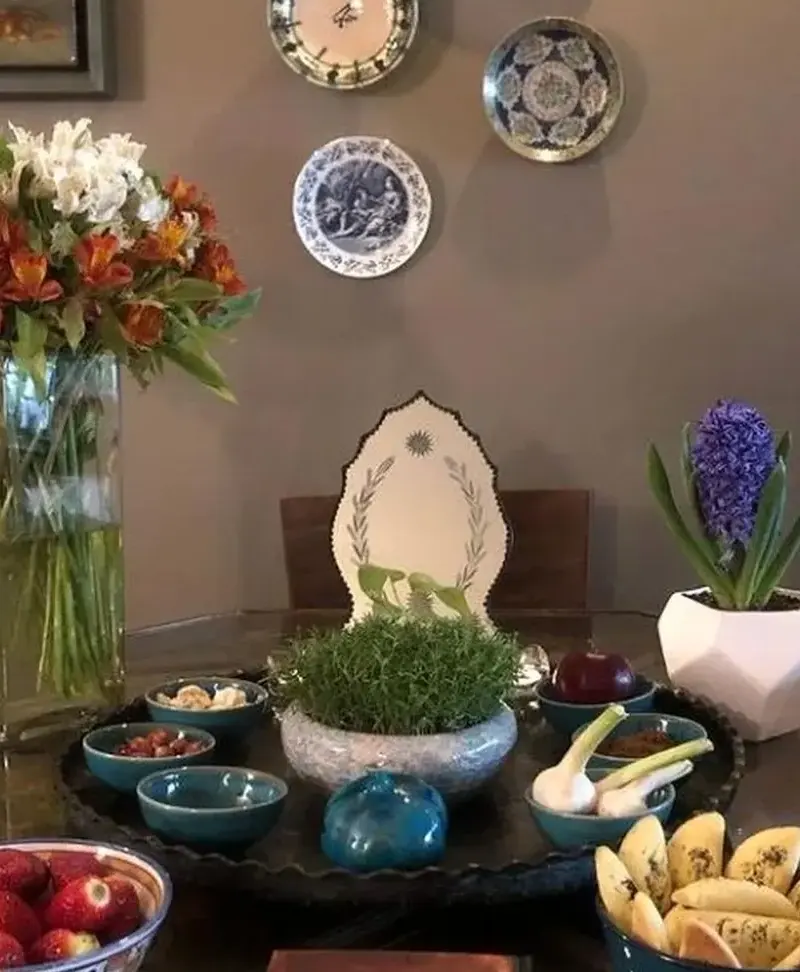 عکس خفن 98 عکس عید نوروز سفره هفت سین