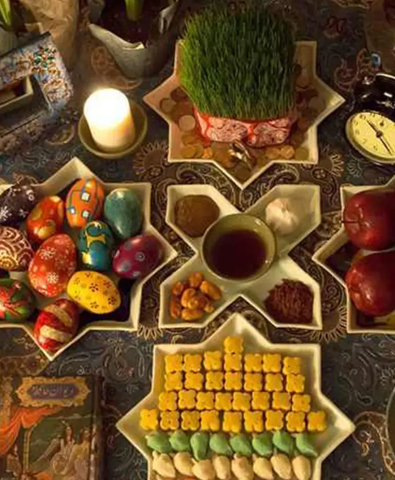 عکس خفن 98 عکس عید نوروز سفره هفت سین