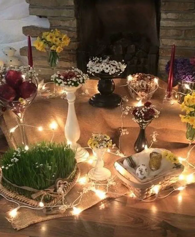 عکس خفن 98 عکس عید نوروز سفره هفت سین