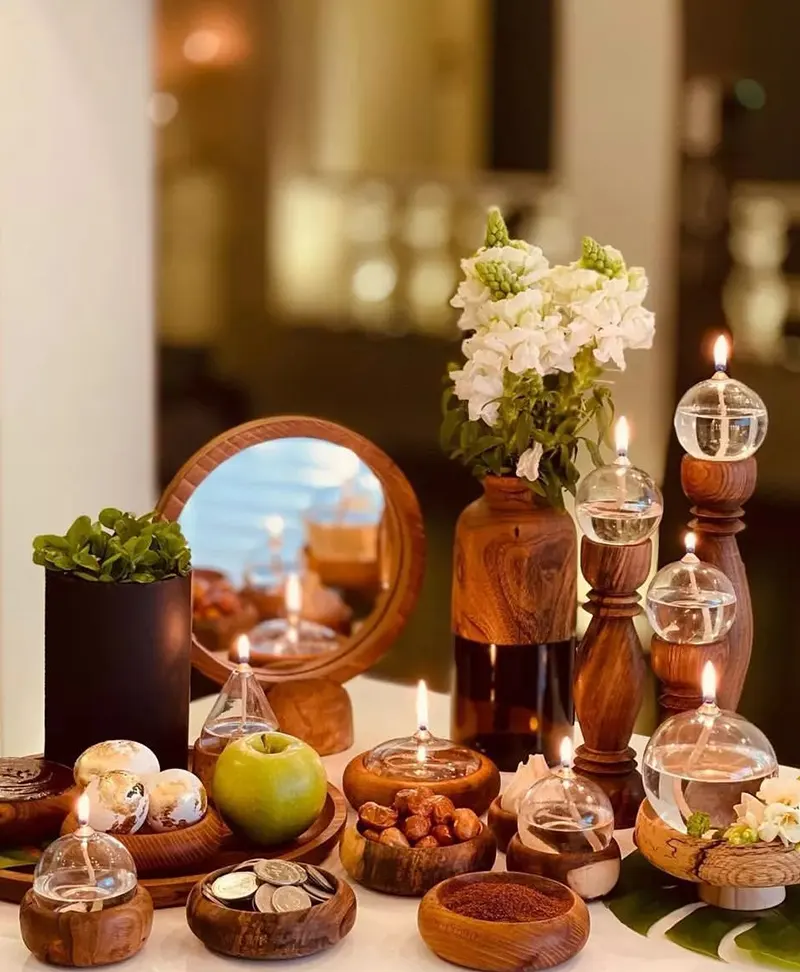 عکس خفن 98 عکس عید نوروز سفره هفت سین