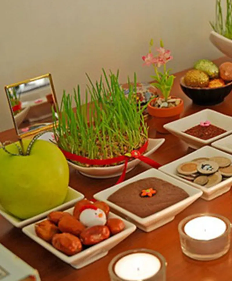 سفره هفت سین جدید، مدرن و عروس برای نوروز 1401