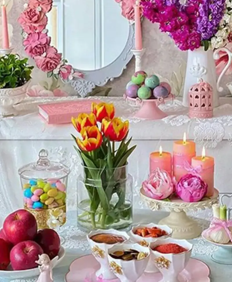 عکس خفن 98 عکس عید نوروز سفره هفت سین