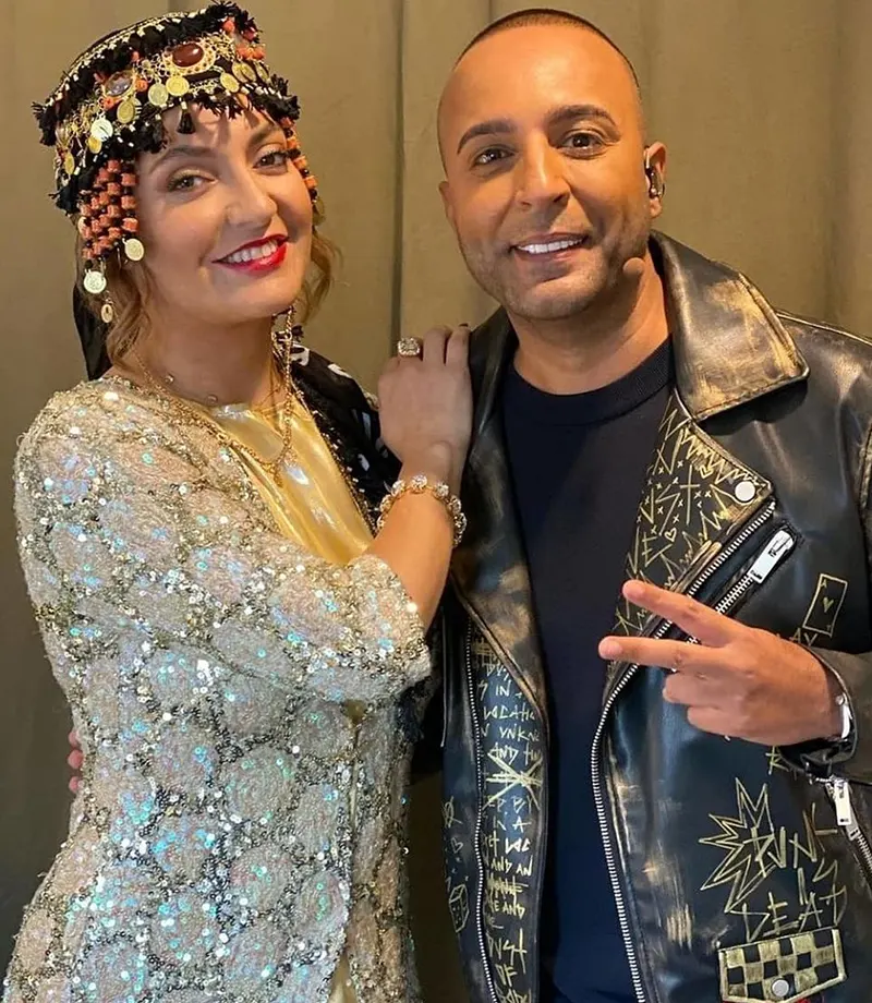 مهناز افشار و آرش خواننده و ابی