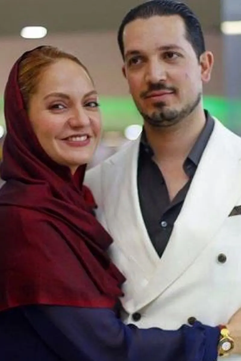 مهناز افشار در کنار همسرش