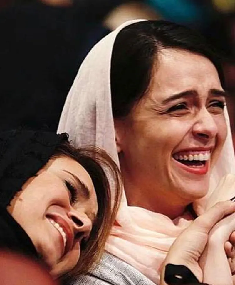 ترانه علیدوستی و دوستش