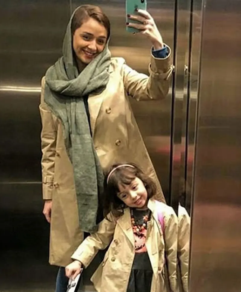 ترانه علیدوستی و دخترش حنا