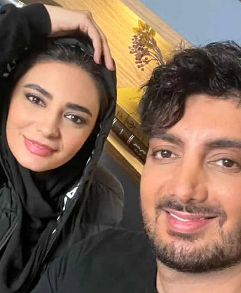 فرزاد فرزین در کنار لیندا کیانی