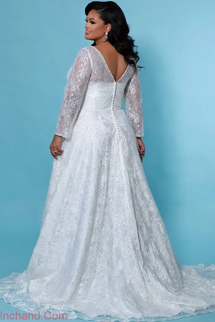 لباس عروس زیبا مخصوص خانم ها و عروس های چاق و اندام دار