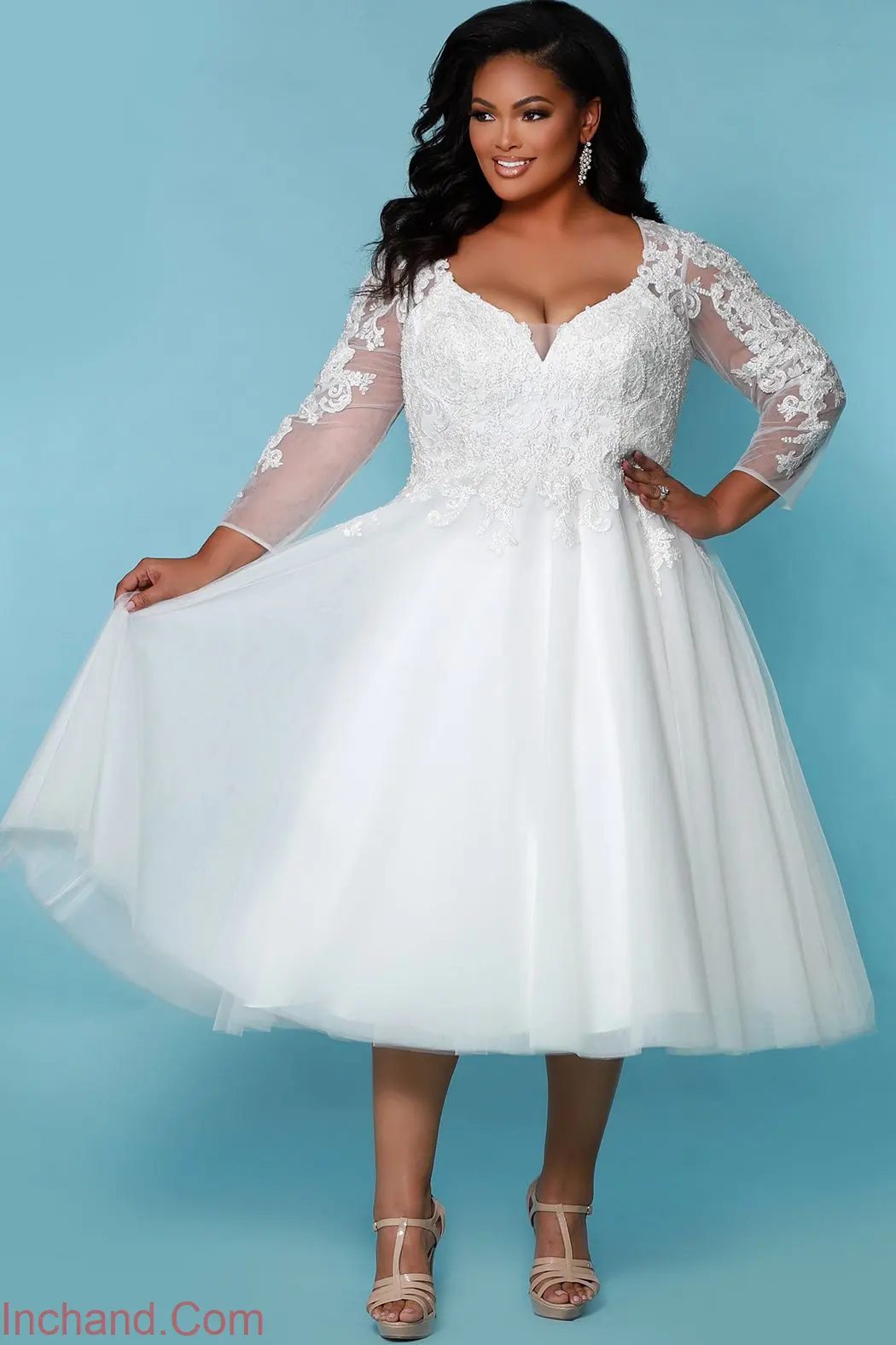 لباس عروس زیبا مخصوص خانم ها و عروس های چاق و اندام دار