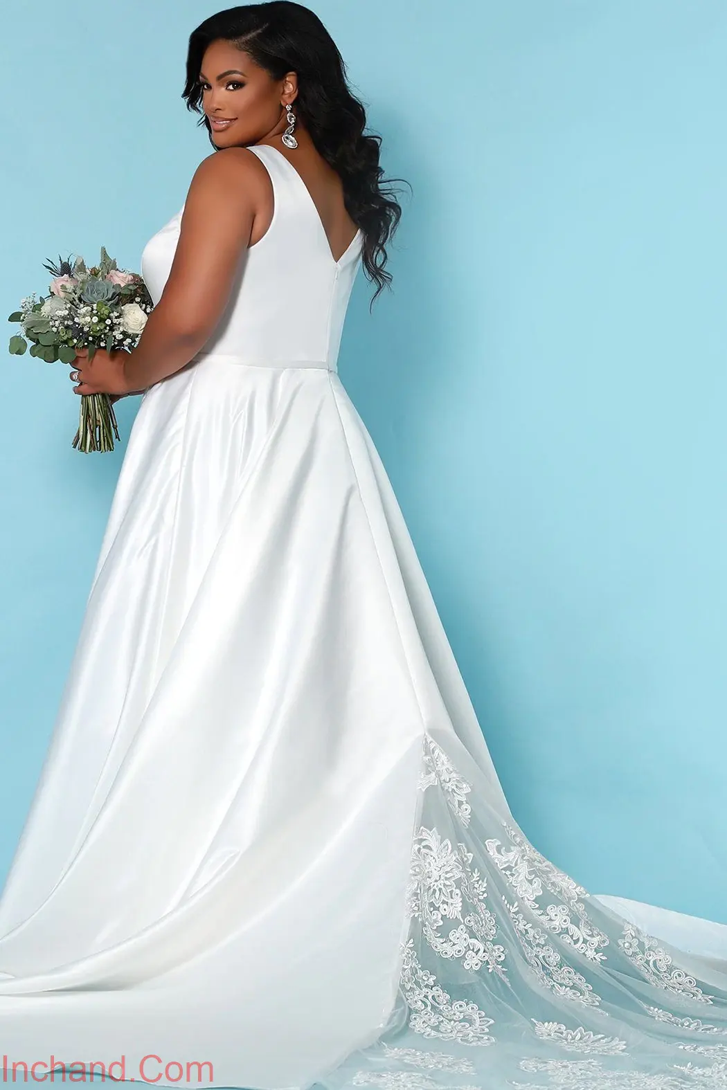 لباس عروس زیبا مخصوص خانم ها و عروس های چاق و اندام دار