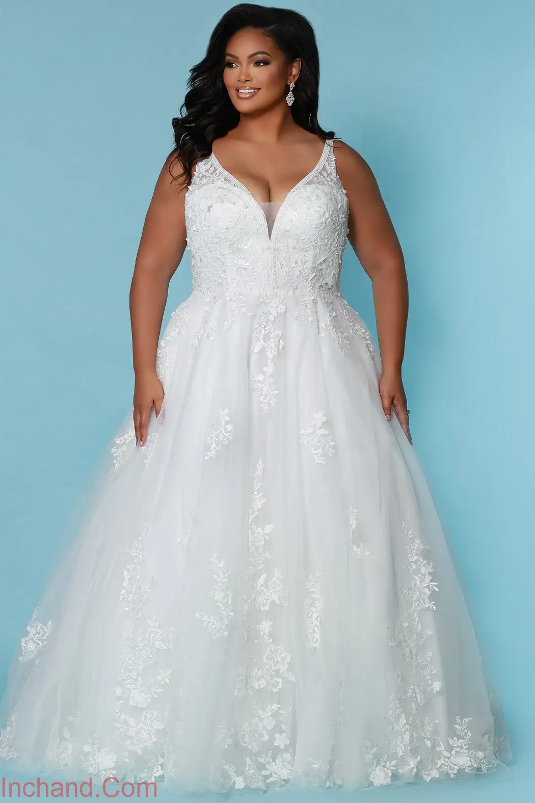 لباس عروس زیبا مخصوص خانم ها و عروس های چاق و اندام دار