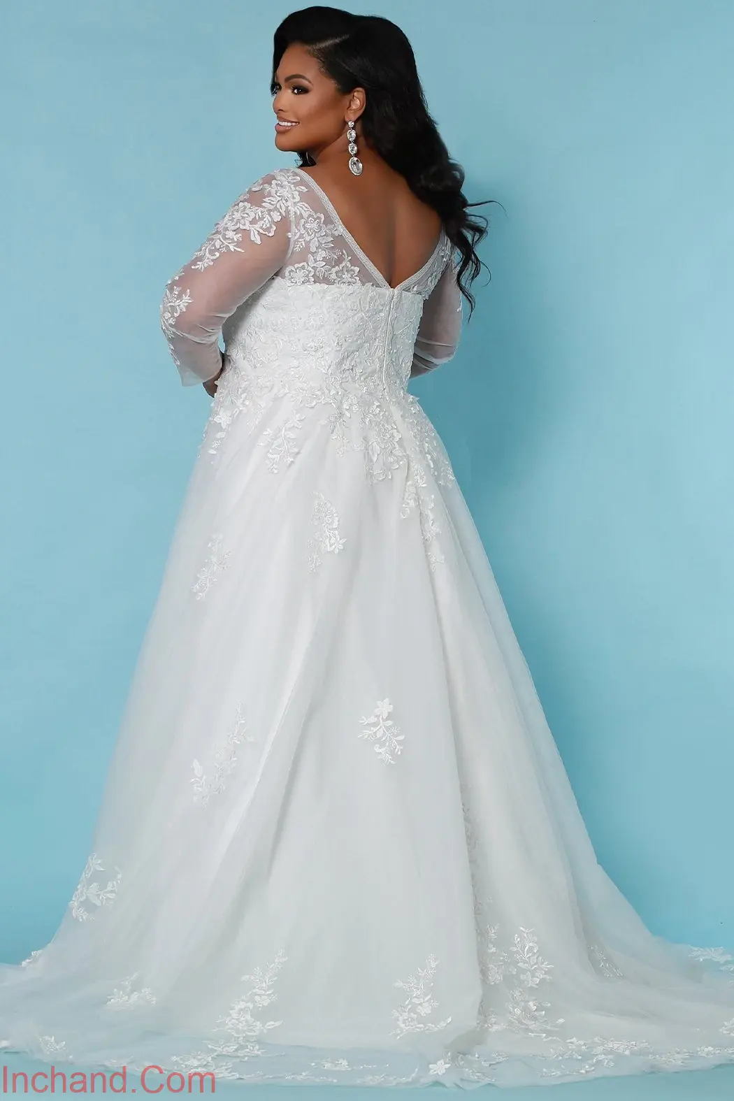 لباس عروس زیبا مخصوص خانم ها و عروس های چاق و اندام دار