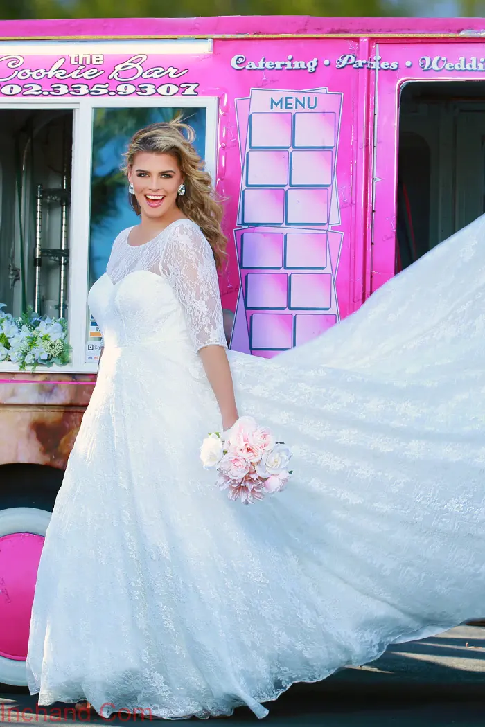 لباس عروس زیبا مخصوص خانم ها و عروس های چاق و اندام دار